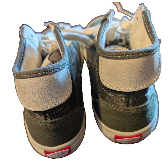 Vans The Lizzie Skateboard Shoes Green Quilted Canvas Suede M 7 W 8.5 EUC - Picture 3 of 6